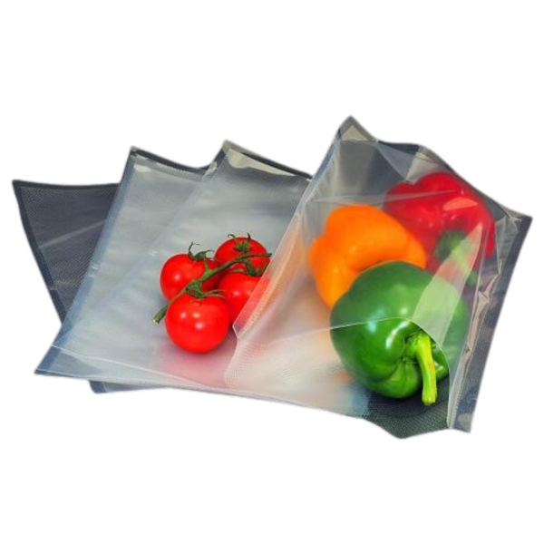 Вакуумний пакет харчовий, ГОФРА 200*200мм (артикул: 030801407) купити в розділі «Поліетиленові гофровані вакуумні пакети».